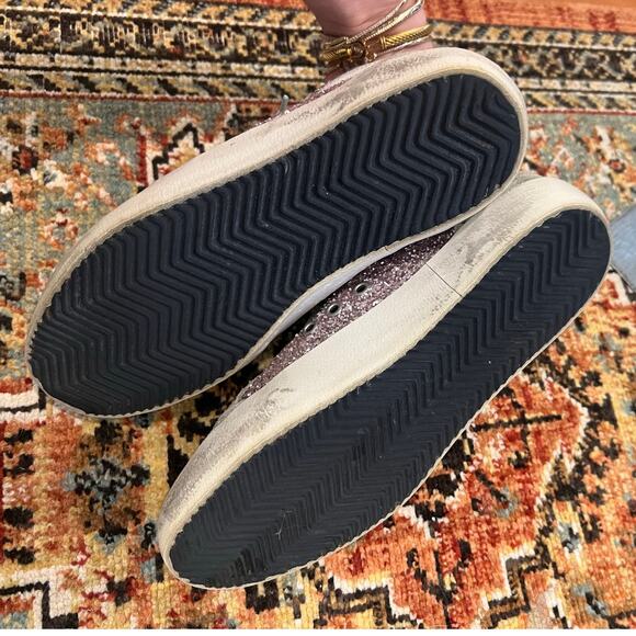 Golden Goose Mid Star Glitter Sneakers Pink Blue Size 39 US 9 - Picture 5 of 9